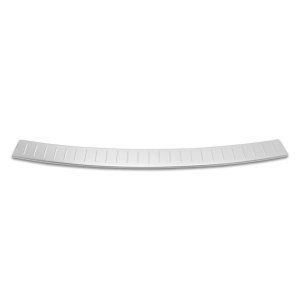 Volkswagen Golf VII Rear Bumper Sill Cover - Omac - Brushed Silver - 2019